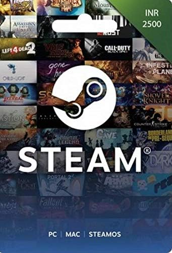 INR 2500 Steam Wallet Code (Digital Code- Email Delivery within 2 hours)