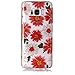 Produktbild Samsung Galaxy S8 Hülle, Chreey Glitzer Muster Transparent Handyhülle Niedlich Mode Süß Temperament Weiche TPU Silikonhülle Case Ultra Dünn Kratzfest Durchsichtige Hülle Backcover [Chrysantheme]
