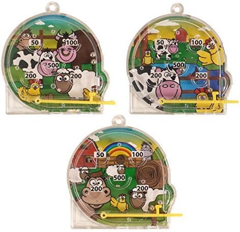 The Harlequin Brand 24 x Mini Farm Pinball Puzzle
