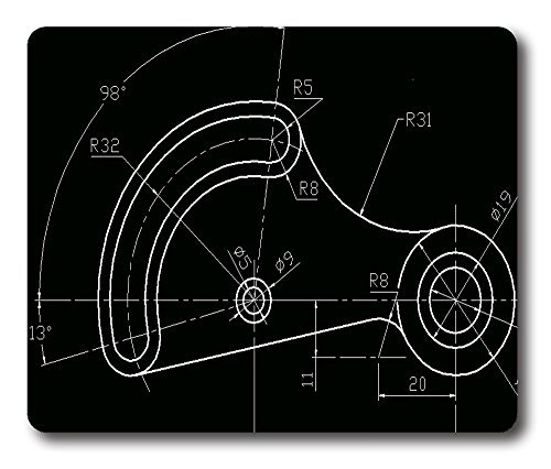 CAD drawing Square mouse pad play mats