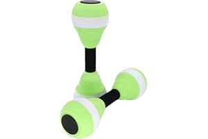Povanjer Pool-Gewichte für Wassergymnastik - 2 Stück Ergonomische Wasserhanteln Wassergymnastik Pool Langhanteln,Kleine Hanteln Schwimmtraining Wasser Fitnessgeräte für Kinder Erwachsene