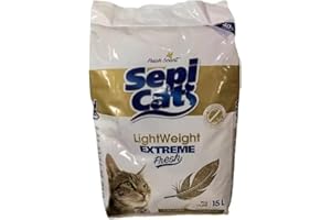 GNCPETS Arena aglomerante Lightweight Extreme Fresh: Ligera y aromática, Ideal para gatos con Almohadillas sensibles - Arena para Gatos 15 litros - Arena Absorbente