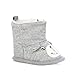 Bluezoo Kids Babies Grey Bear Knitted Booties 3-6 Months