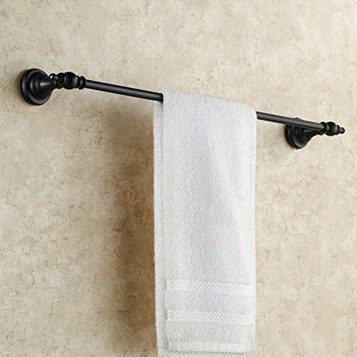Towel Racks Antique Towel Rack / Full Copper Black Towel Bar Single Lever Towel Rack towel holder ( Size : 50cm )