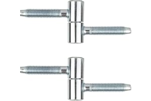 GENERIC Türbänder Innentür APECS Zargenbänder auf Stahl verzinkt 2 zweiteilig Einbohrbänder für gefälzte Türen Band Gr. ø14 mm Tragkraft bis 30 kg 2-er set - Türscharnier Zimmertür Holztüren Modell 904 D14x36
