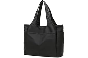 CCAIPU Tasche Damen Shopper große Wasserdicht Handtasche Schultertasche mit Reißverschluss Shopping Beuteltasche Tote Bag für Reisen Yoga Sport täglich
