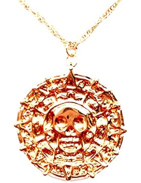 Fluch der Karibik Halskette Azteken Gold Pirates of the Caribbean Jack Sparrow Elizabeth Swan Kette