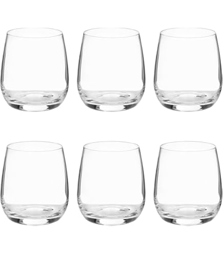 RCR Cristalleria Italiana S.p.A. Universe Water Glass, 42.5 cl, Pack of 6