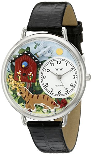 Whimsical Watches Unisex-Armbanduhr Analog Quarz Leder U-0120005
