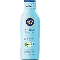 NIVEA SUN Pflegende After Sun Lotion (250 ml), Lotion mit hautberuhigender Wirkung nach dem Sonnenbad, After Sun mit Bio…