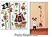 KIDS GROWTH CHART HEIGHT MEASURE WALL STICKERS CHILDREN KID'S BEDROOM PIRATES Boys Girls Wall Decoration (2 sheets in 1 set)