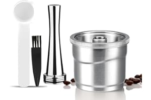 RECAFIMIL Cialde di caffè riutilizzabili Capsule di caffè ricaricabili in acciaio inossidabile compatibili per ILLY X7/Y3/Y5 macchina per il caffè(1 capsula con manomissione)