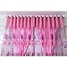 Youpin 2pcs Luxurious Voile Curtains 1mx2.5m Upscale Jacquard Yarn Curtains Tulle for Door Window Decor (Pink)