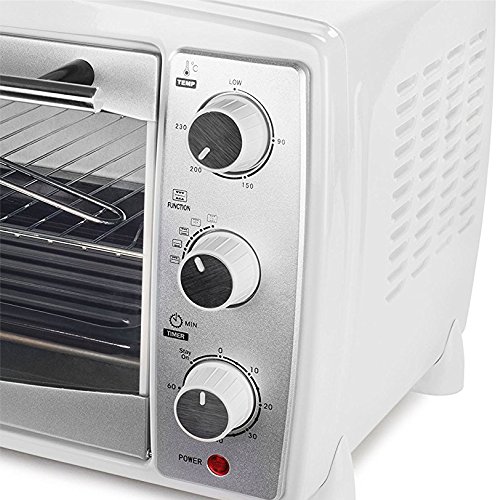 Andrew James – 20 Liter Mini Ofen und Grill in Weiß – Inklusive 5 Kochfunktionen – 1500 Watt – 2 Jahre Garantie - 7