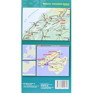 Mapa Mallorca Tramuntana Central 1:25000 (Mapa i guia excursionista)