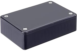 HAMMOND MANUFACTURING HAMMOND ELECTRONICS Euro Case 1591MBK ABS schwarz 85 x 56 x 25, 1 Stück