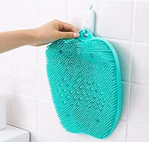 Yagviz Silicone Foot Massager Non-Slip Feet Massage Pad Bathroom Foot Cleaning Mat Scrubber Shower Feet Clean Promote Blood Circulation