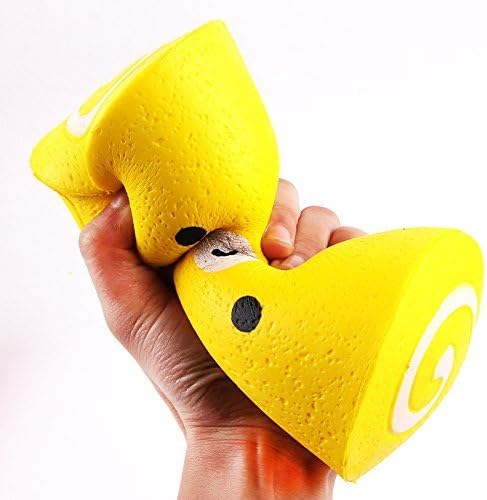 1pcs Squishy Jumbo Colossal Squishies Super Slow Rising Cute Kawaii Collection Gift Party Decor Toy for Children Kids Adult (swiss cake)