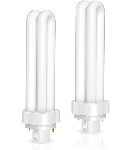 oniroview Kit 2 Pezzi Adattatore Portalampada Convertitore da G24 a E27 per Lampadine Led