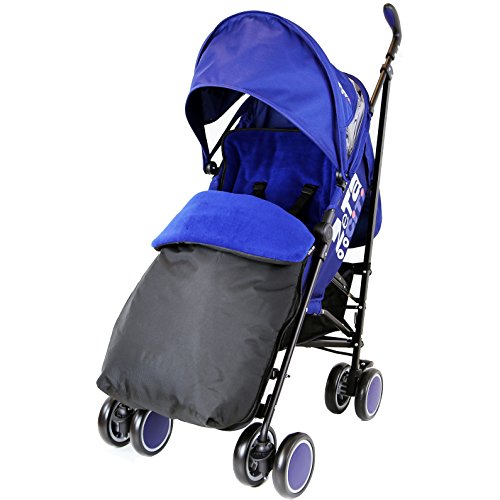 Zeta Citi Stroller Buggy Pushchair - Navy (Complete With Footmuff + Raincover)
