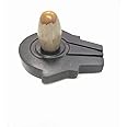 SHIVSHAKTI TRADERS Stone Shivalingam with Jaladhari Shivling Statue (2inch, Yonibase 4.5 inch, Black, Natural Brown)