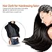 Anself Hairdressing Salon Apron Hair Cloth for Barbershop Water Resistant Hair Cutting Cape Black Shampoo Cloth