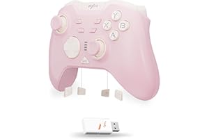 PXN P5 Mando PC Switch Inalámbrico 2025 – Hall Effect Joystick & Trigger, 4 Macro, 3 Modos (2.4G/BT/SW), Doble Vibración, Turbo, 1000mAh, App – Mando para PC, Switch, Android, iOS & Steam Deck