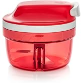 Tupperware SuperSonic Chopper Mini - Manuel Mutfak Robotu - 300 ml Kapasite - Elektrik Gerekmez - Otlar, Kuruyemişler, Sarıms