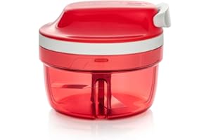 Tupperware SuperSonic Zerkleinerer Mini, 300 ml Fassungsvermögen, manuelle Küchenmaschine – Küchenhelfer zum Zerkleinern von Kräutern, Nüssen, Knoblauch, Gemüse