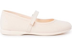 PISAMONAS Scarpe Bambina Tela Chiusura a Strappo Fino