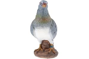 B Blesiya Oiseau Pigeon Réaliste Statue Ornement Figure artificielles - Blanc B