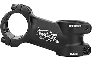 CYSKY Bike Stem 17 Degree 31.8 60/70/80/90/100/110/120/130mm MTB Stem Mountain Bike Handlebar Stem Extender for Road Bike, MTB, BMX, Cycling