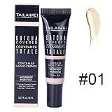 Weisy Professional Foundation Concealer Whitening Eye Bag Dunklen Kreise Sommersprossen Make-up Liquid Cream