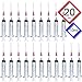 Produktbild 10ml Spritze Injector Steril mit Kanüle Liquid Verdampfer Spritzen Drucker Lebensmittel Modellbau Tierfütterung Dosierung (10ml x 20 Stk.)