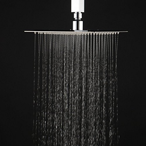 MASCARELLO® 8 “ Quadrat Edelstahl Regen Duschkopf Niederschlag Badezimmer Top Sprayer Neu - 3