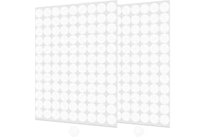 moinkerin 216 Pièces Capuchons Autocollants pour Vis Auto-Adhésifs Ø14mm Capuchons Autocollants pour Meubles pour Armoires Murales Vis de Bureau Réparation de Meubles