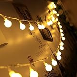 InnooTech LED Globe Lichterkette Innen Deko Glühbirne 10 Meter 100er Warmweiß DC 31V - 2