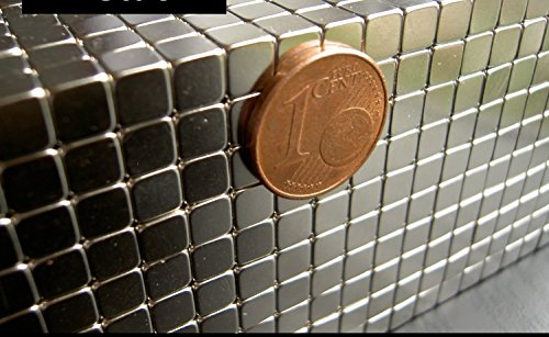 SolPortalHome Mini Würfel Magnete Wand Workshop Super Power 5x5x5 mm 100 Stück