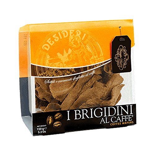 600 GR BRIGIDINI AL CAFFE' DI LAMPORECCHIO COFFEE WAFER SOTTILI E CROCCANTI SFOGLIETTE