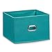 Produktbild Zeller 14408 Aufbewahrungsbox, Vlies, petrol, ca. 24 x 23 x 16 cm