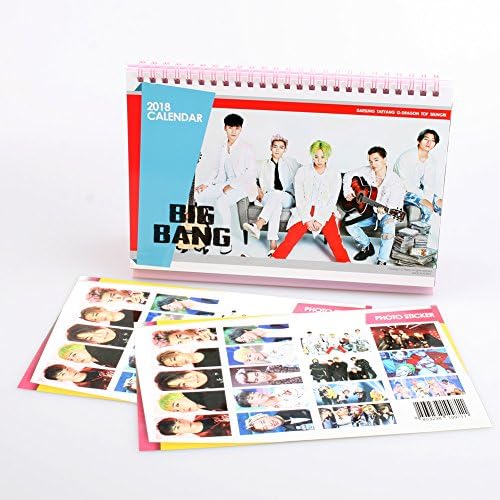 BigBang Calendar 2018-2019 With 1 Stickers Fan Made