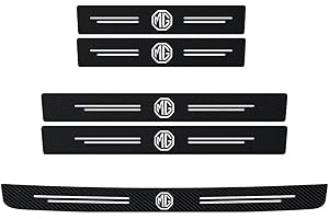 FURLOU Auto Plinthes pour MG ZS EV 2019-2023,Film Protecteur Seuil Porte Voiture Protection Portiere Accessoires Armatures Caisse Pièces