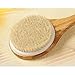 Body Back Brush - LEORX Shower Bath Body Brush Natural Bristles with Long Handle