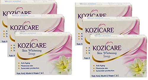 Healthvit Kozicare Skin Whitening Soap, 75g (Pack of 6) RS.332 (35.00% Off) - Amazon