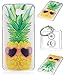 Produktbild Hülle Galaxy J7 Prime Hülle, Samsung Galaxy J7 Prime Hülle TPU Case Schutzhülle Silikon Case,Niedliche Cartoon Malerei Durchsichtige Rückschale und TPU Bumper Handy Tasche Case Cover Etui für Samsung Galaxy J7 Prime + Schlüsselanhänger (Q) (9)