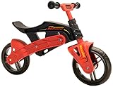 Wee-Ride Slyde Vélo d'équilibre pour garçon Noir/Rouge 25,4 cm