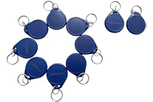 YARONGTECH RFID-nyckelring dubbel frekvens 125 kHz EM4100 13,56 MHz chip 1K, 10-pack