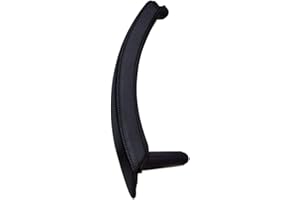 HXYIYG Auto InnentüRgriff Innenfahrer Türen ziehen Griff mit Leder Außenabdeckung für BMW X5 x6 E70 E71 Autoinnenraum TüRgriff (Color : Black Right)