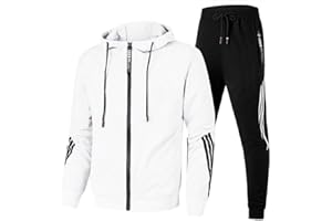 HICKMONBER Otoño Invierno Nuevo unisex Conjunto Chándal Hombre,Chandal Hombre Completo Originales,Deportivo Largo 2 Piezas Chandal con Capucha Original,unisex sudaderas con capucha y conjuntos de pantalones