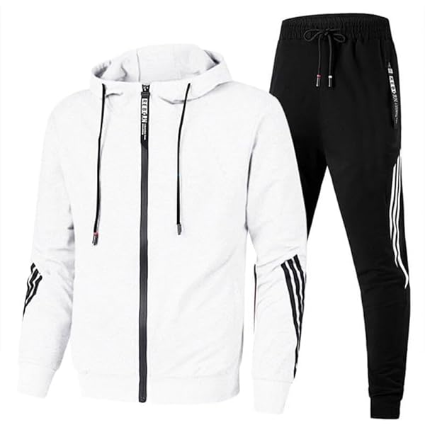 Ensemble Homme Automne Hiver Survêtement Jogging Bouton